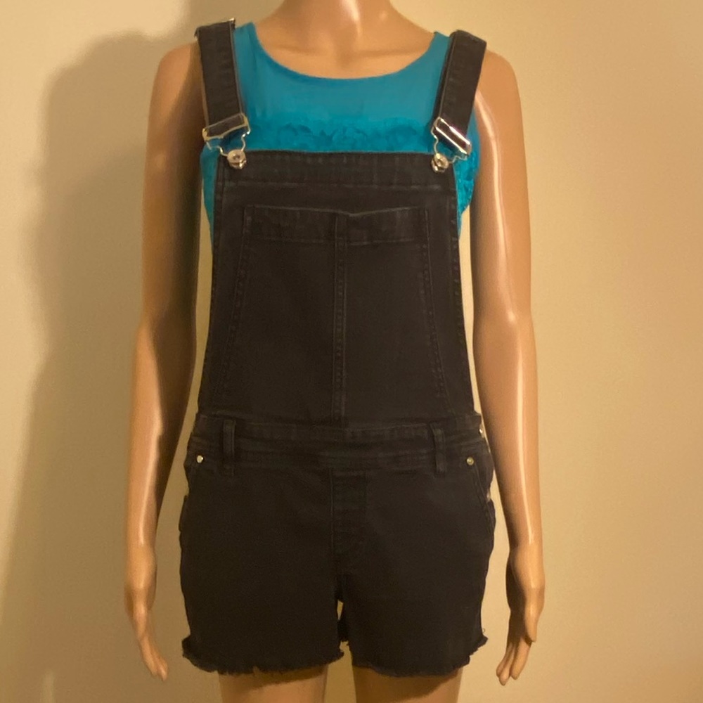 Women’s Empyre Black Shorts Jean Overalls